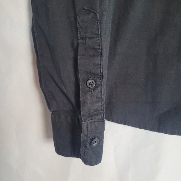 CJ Black Embroidered Redemption Long Sleeve Slim Fit Button Up Shirt Size M - Picture 8 of 14
